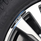 4pcs/set 9cm Land Rover Aluminum Alloy Car Wheel Rim Tyre Sticker