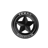 Jeep Texas Edition Star Metal Car Front Grille Emblem Badge Auto Trunk Sticker Decal