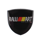 Mitsubishi Ralliart Logo Aluminum Alloy Car Sticker Nameplate Emblem Badge Decal