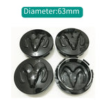 4PCS 54/60/63mm Dodge Sheep Car Wheel Center Hub Covers