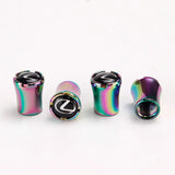 4pcs/set Lexus Logo Car Air Valve Stem Caps Auto Tyre Valve Covers