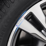 4pcs/set 9cm Peugeot Aluminum Alloy Car Wheel Rim Tyre Sticker