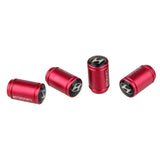 4pcs/set Hyundai Logo Matte Car Air Valve Stem Caps Auto Tyre Valve Covers