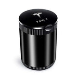 Tesla Metal Car Ash Tray Auto Ashtray Cigarette Holder Box with LED Light
