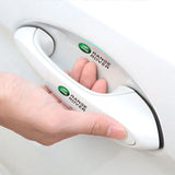8pcs Land Rover Car Door Handle Bowl Wrist Transparent Protector Anti-collision Decal