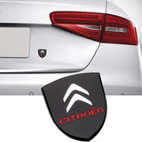 Citroen Shield Metal Trunk Emblem Decal Car Rear Sticker