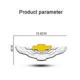Chevrolet Metal Wings Car Rear Sticker Auto Window Emblem Badge Decal