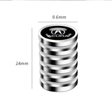 4pcs/set Acura Car Wheel Tire Air Covers Dust Proof Tire Valve Caps