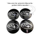 4pcs/set 56mm Subaru STI Car Wheel Center Hub Sticker Decal