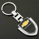 Chevrolet Logo Shield-shaped Metal Car Keychain