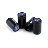 4pcs/set Subaru STI Logo Sport Matte Car Air Valve Stem Caps Auto Tyre Valve Covers