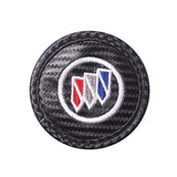 2pcs/set Buick Carbon Fiber Car Water Coaster Non-slip Mat