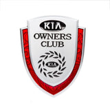 KIA Metal Shield Car Rear Sticker Auto Window Emblem Badge Decal