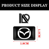 10pcs Mazda MS Epoxy Car Armrest Button Sticker