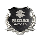 Suzuki Metal Carbon Fiber Car Rear Sticker Shield Trunk Emblem Badge Decal