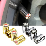 4pcs/set Dodge RAM Viper Car Wheel Tire Valve Stem Caps Covers