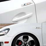 2pcs Peugeot Metal Car Fender Side Badge Decal Rear Emblem Sticker