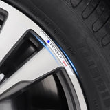 4pcs/set 9cm Peugeot Aluminum Alloy Car Wheel Rim Tyre Sticker
