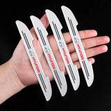 4pcs Hyundai Car Door Bumper Strip Anti-collision Protection Sticker