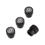 4pcs/set Mercedes Benz Logo Car Air Valve Stem Caps Auto Tyre Valve Covers