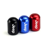 4pcs/set Jeep Car Air Valve Stem Cap Anti Dirty Tyre Valve Covers