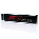 2pcs/set Subaru STI Logo Metal Car Side Sticker Auto Emblem Badge