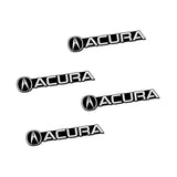 4pcs/set Acura Metal Car Stereo Sticker Auto Audio Emblem Decal