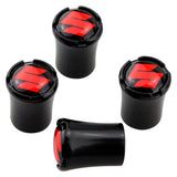 4pcs/set Suzuki Logo Car Air Valve Stem Caps Auto Tyre Valve Covers