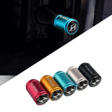 4pcs/set Hyundai Logo Matte Car Air Valve Stem Caps Auto Tyre Valve Covers