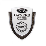 KIA Metal Shield Car Rear Sticker Auto Window Emblem Badge Decal