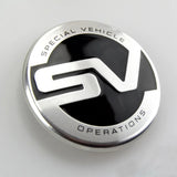 4pcs/set 62mm Land Rover SV Logo Car Wheel Center Hub Caps Hub Covers
