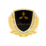 Mitsubishi Metal Diamond Car Rear Sticker Trunk Emblem Badge Decal