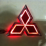 11.8x10.2cm Mitsubishi Car LED Light Front Rear Emblem Badge