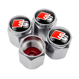 Audi Sline Logo Car Tyre Valve Stem Caps