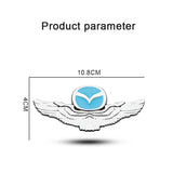 Mazda Metal Wings Car Rear Sticker Auto Window Emblem Badge Decal