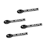 4pcs/set Subaru WRX Metal Car Stereo Sticker Auto Audio Emblem Decal