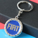 Fiat Metal Car Keychain Keyring