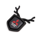 Mitsubishi ABS Deer Car Rear Sticker Shield Trunk Emblem Badge Decal