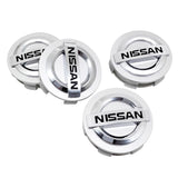 4pcs/set 54mm 58mm 60mm Nissan ABS Car Wheel Hub Center Caps Covers