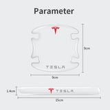 Tesla Car Door Bowl Handle Anti-collision Protective Stickers Scratches Film