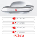 Hyundai Car Door Bowl Handle Anti-collision Protective Stickers Scratches Film