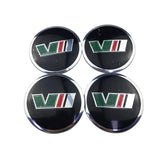 4pcs/set 56mm Skoda VRS Car Wheel Center Hub Sticker Decal