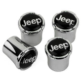 4pcs/set Jeep Logo Car Air Valve Stem Caps Auto Tyre Valve Covers