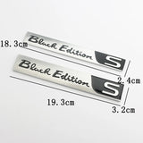 For  LX570 LX470 2008-2019 Accessories Car Rear Trunk Special 3D Black Edition Emblem Badge ABS Stickers Car Styling