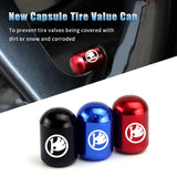 4pcs/set Skoda Car Air Valve Stem Cap Anti Dirty Tyre Valve Covers