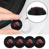 4pcs/set Dodge Car Door Shock Stickers Luminous Absorber Decal