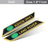 2pcs Land Rover Car Fender Side Stickers Trunk Anti-scratch Decal