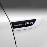 Car Fender Badge Trunk Sticker for Land Cruiser 200 100 70 80 120 150 Prado Rav4 Prius CHR Side Emblem Decal Accessories