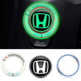 Honda Luminous Car Engine One-click Start Stop Button Cover Sticker