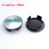 4pcs/set 58mm Jaguar ABS Car Wheel Hub Center Caps Covers